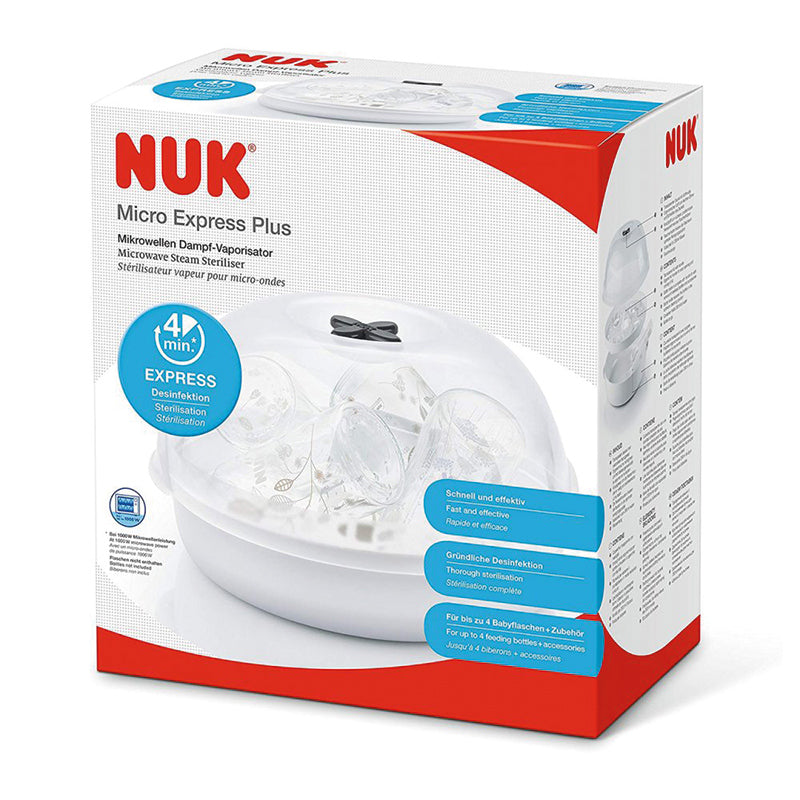 NUK Micro Express Plus Steriliser l Baby City UK Stockist