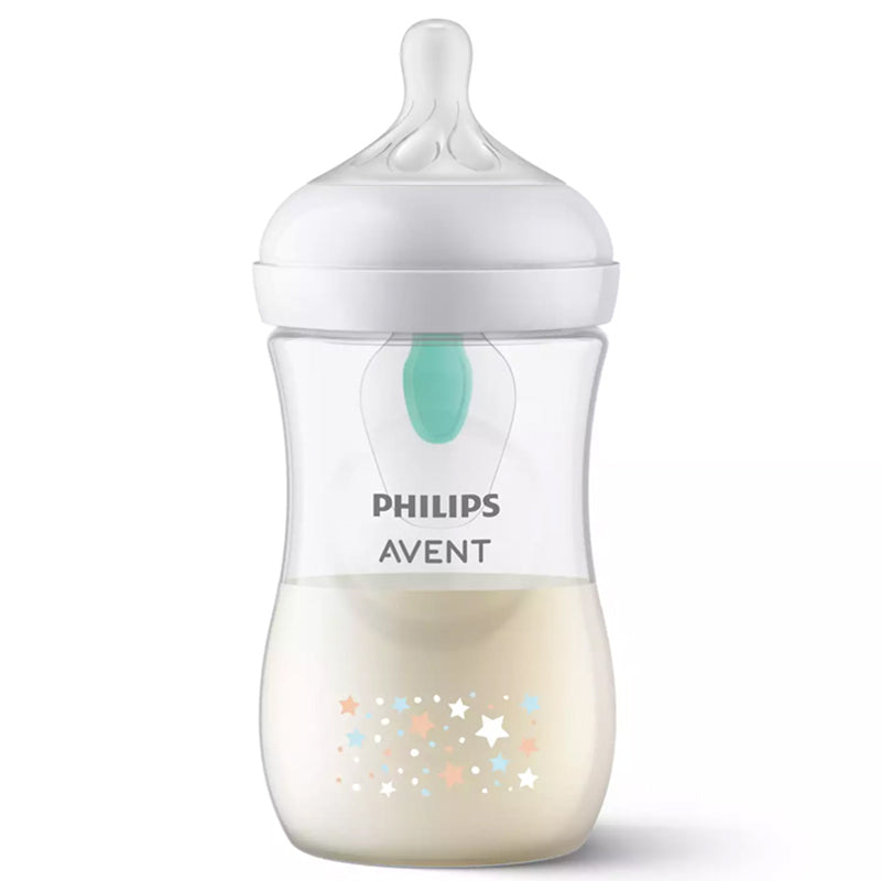 Philips Avent Natural Response 3.0 AirFree Vent Bottle Stars 260ml l Baby City UK Stockist