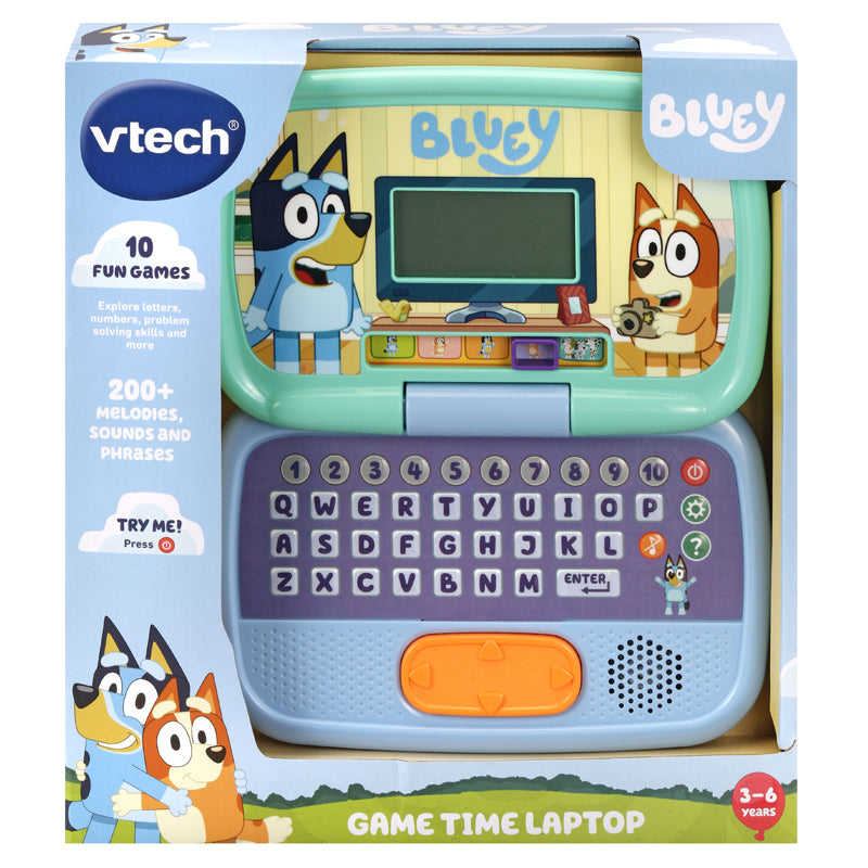 VTech Bluey Game Time Laptop l Baby City UK Stockist