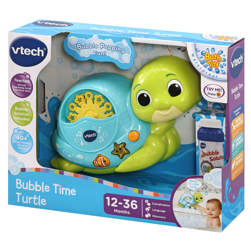 VTech Bubble & Music Time Turtle l Baby City UK Stockist