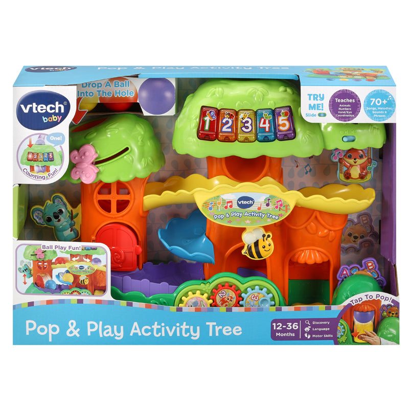 VTech Pop & Play Activity Tree l Baby City UK Stockist