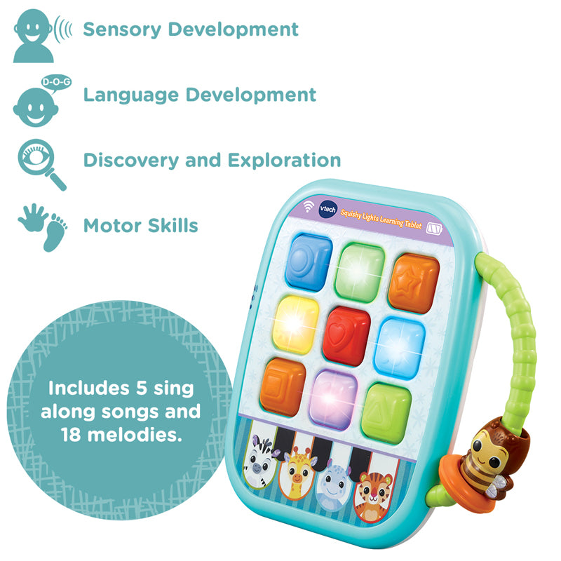 VTech Squishy Lights Learning Tablet l Baby City UK Stockist