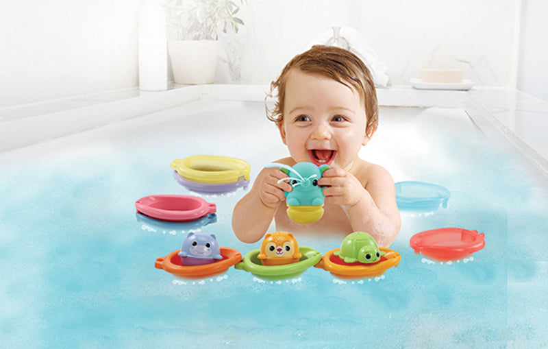 VTech Stack & Splash Bathtime Boats at Baby City's Shop