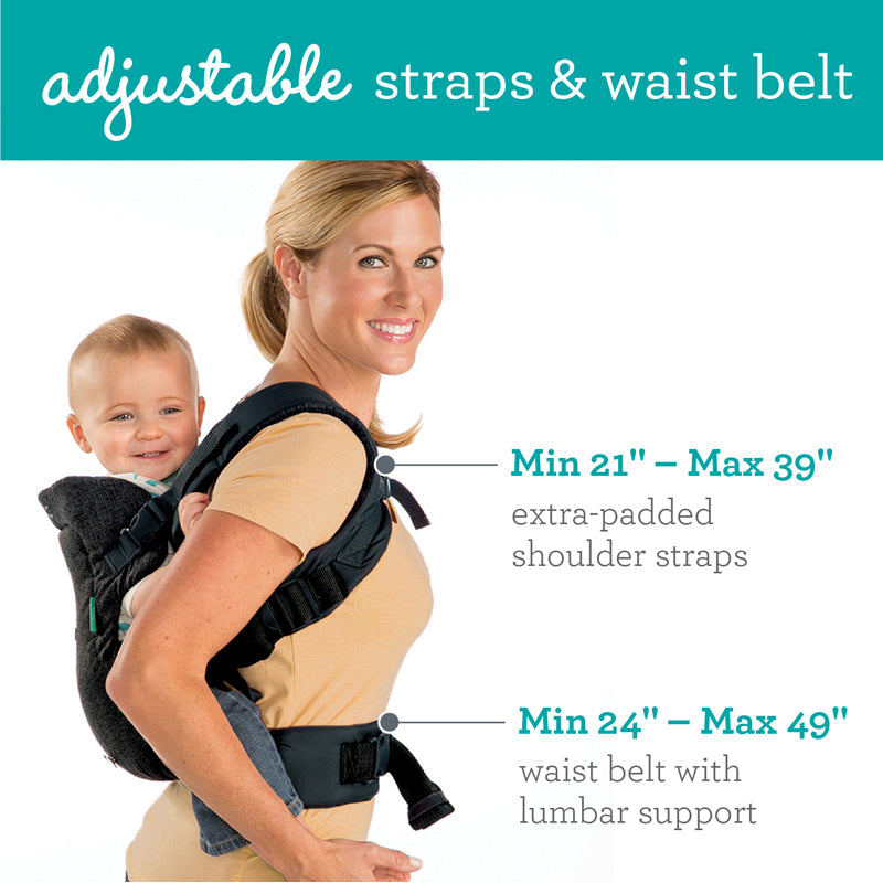 Infantino Flip Advanced 4-in-1 Convertible Baby Carrier Black