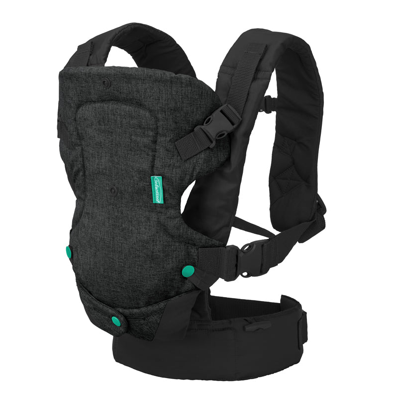 Infantino Flip Advanced 4-in-1 Convertible Baby Carrier Black