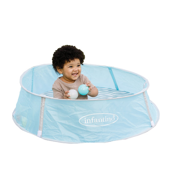 Infantino Ball Pit With UV Protection Canopy And Mosquito Net