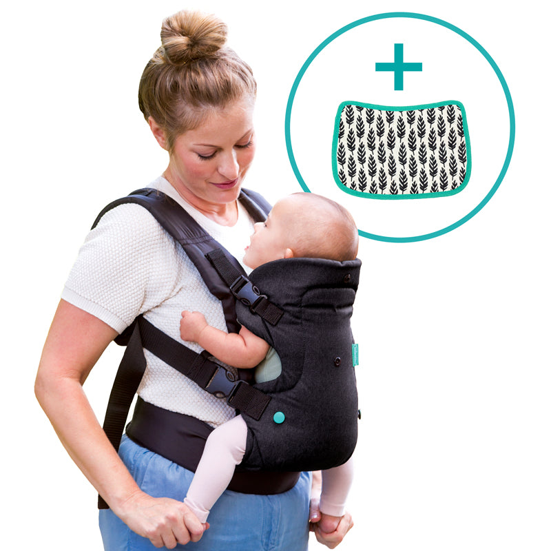 Infantino Flip Advanced 4-in-1 Convertible Baby Carrier Black