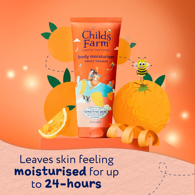 Child's Farm Moisturiser Sweet Orange 200ml at Baby City's Shop