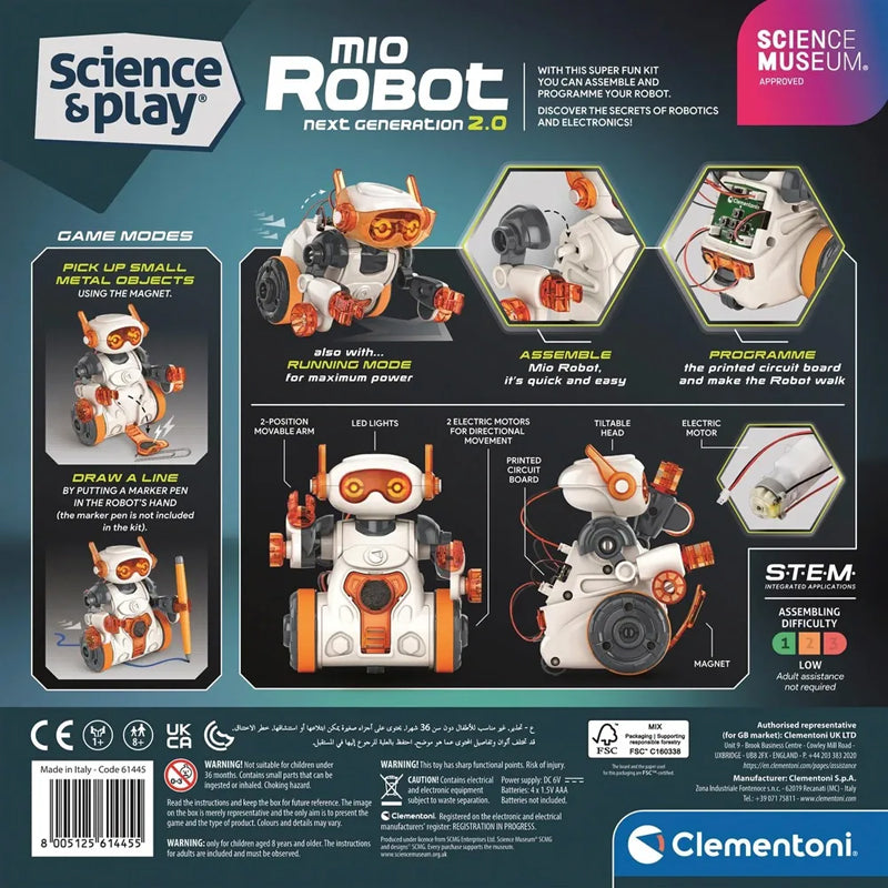 Clementoni Science Museum Mio Robot 2.0 at Baby City's Shop