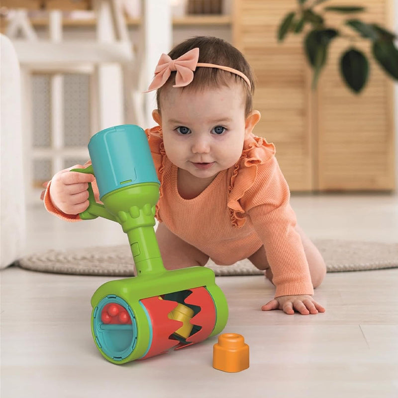 Clementoni Soft Clemmy Sensory Soft Block Roller Vacuum l Baby City UK Stockist