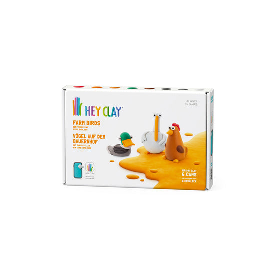 Hey Clay Farm Birds Medium Set l For Sale at Baby City