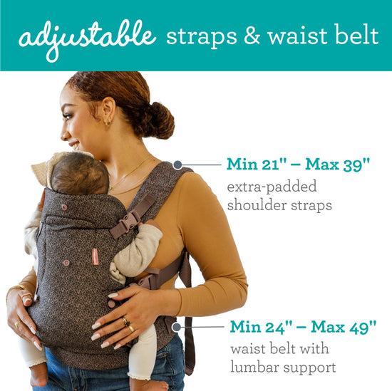 Infantino Flip Advanced 4-in-1 Convertible Baby Carrier Leopard Print at Baby City's Shop