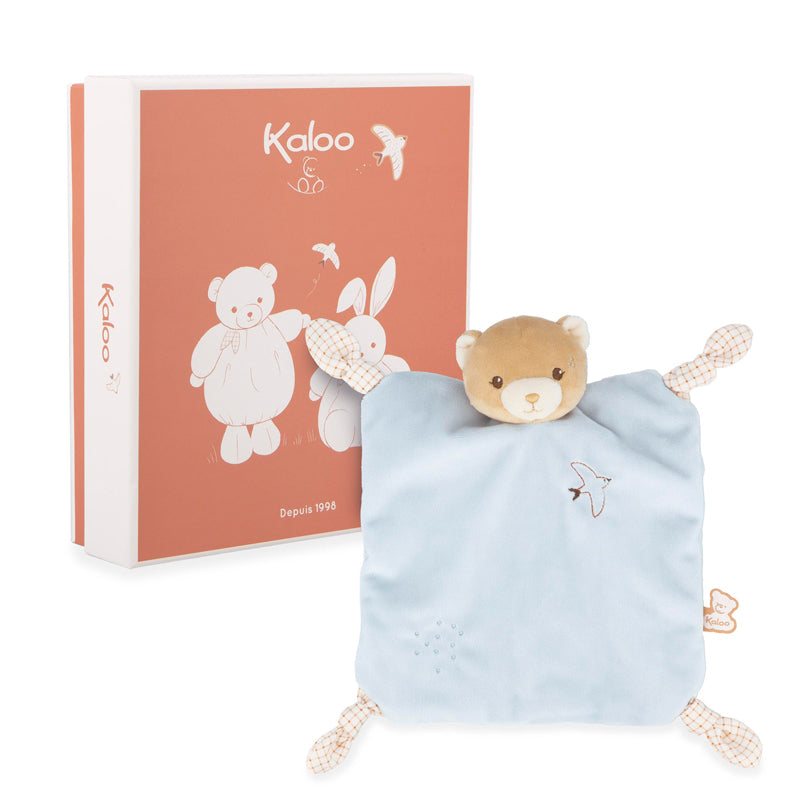 Kaloo Intemporel Doudou Bear Blue at Baby City's Shop