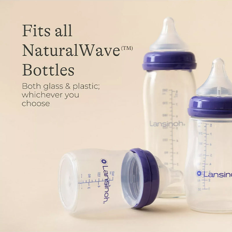 Lansinoh Natural Wave Teat Extra Slow Flow 2Pk at Baby City's Shop