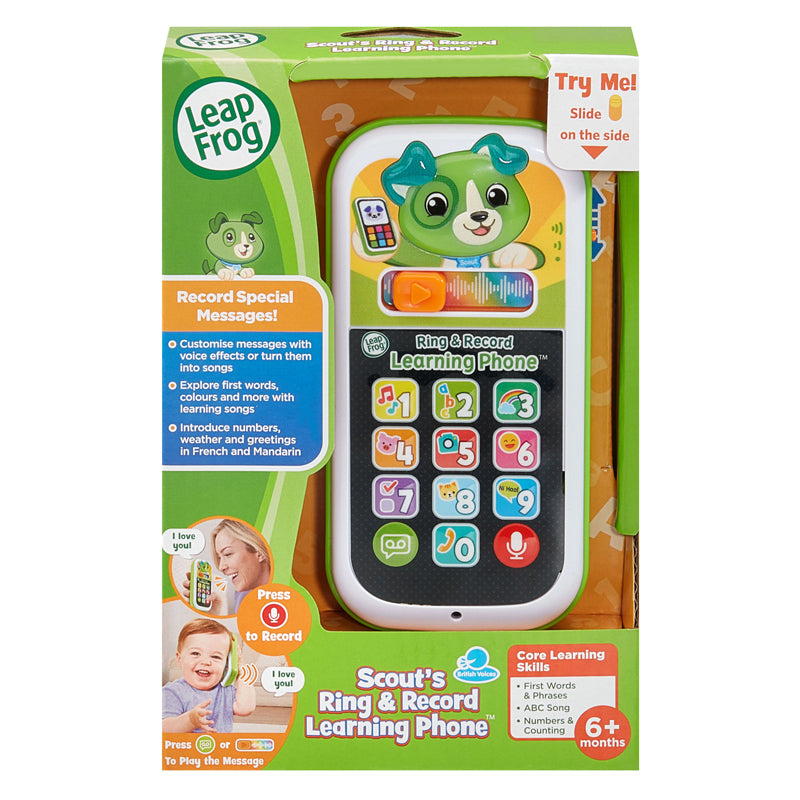 Leap Frog Scout's Ring & Record Learning Phone l For Sale at Baby City