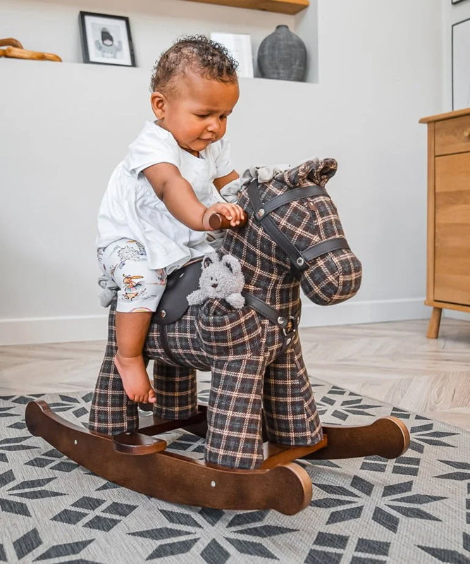 Little Bird Told Me Rufus & Ted Rocking Horse l For Sale at Baby City