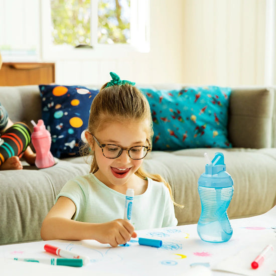 Munchkin Mighty Grip Straw Cup Blue & Green 10Oz 3pk at Baby City's Shop