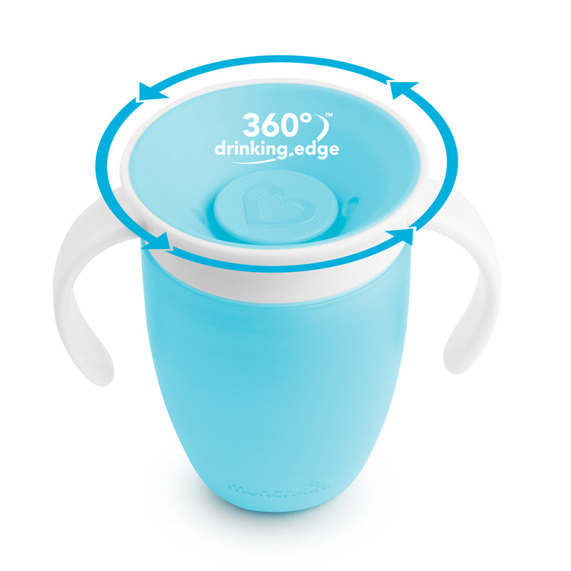 Munchkin Miracle Trainer Cup 7Oz - Blue l To Buy at Baby City