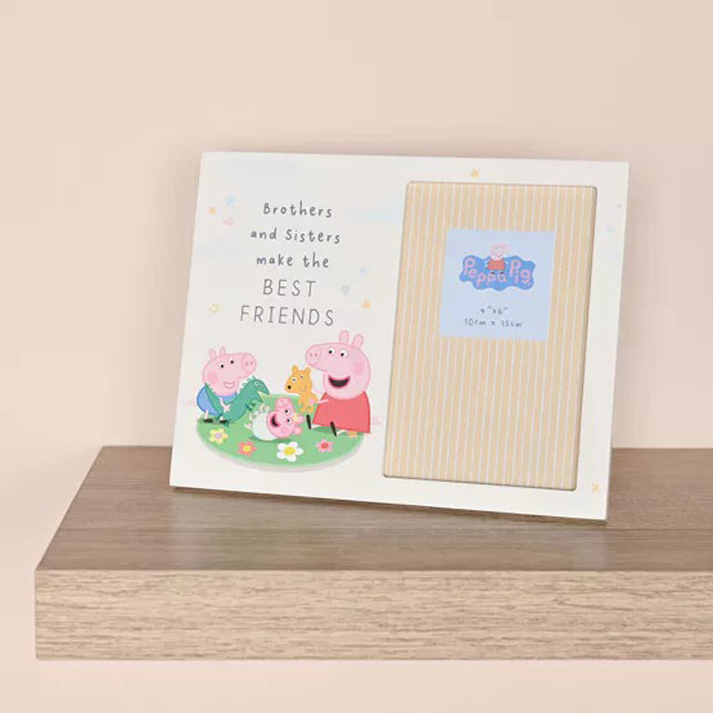 Peppa Pig Brothers & Sisters Photo Frame at Baby City's Shop