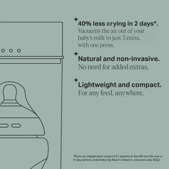 Tommee Tippee Colic Soothe Milk Air Remover l Available at Baby City