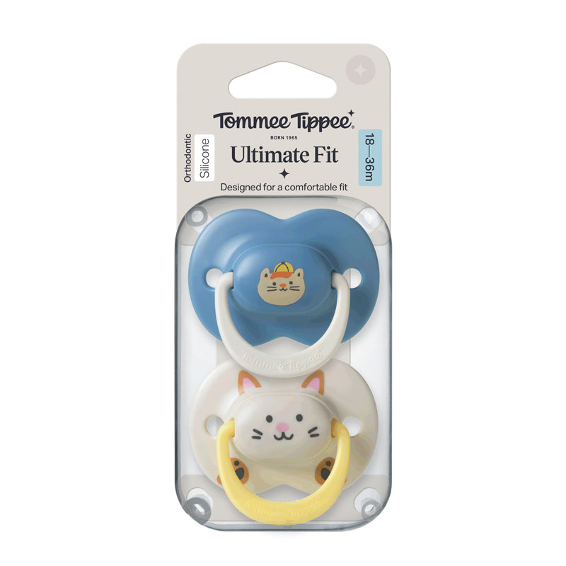 Tommee Tippee Ultimate Fit Soother Boy 18-36m 2Pk at Baby City's Shop