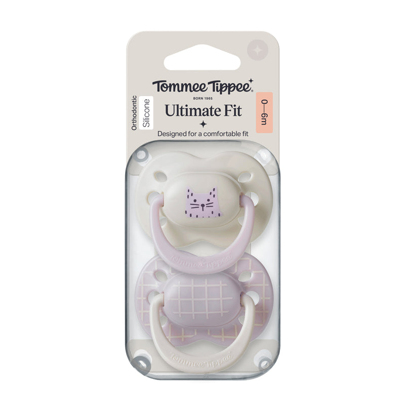 Tommee Tippee Ultimate Fit Soother Girl 0-6m 2Pk at Baby City's Shop