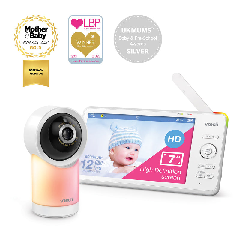 VTech 7" Smart Wi-Fi 1080p Pan & Tilt Video Monitor at Baby City's Shop