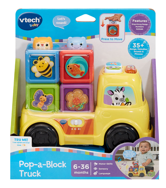 VTech Pop-a-Block Truck at Baby City's Shop