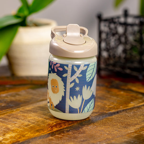 Vital Baby Hydrate Sippy Straw Glow in the Dark Woodland Glow 350ml at Baby City's Shop