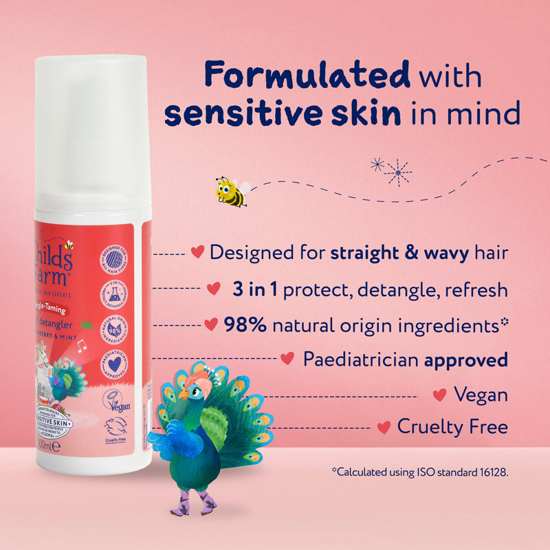 Child's Farm Strawberry & Mint Detangler l Available at Baby City