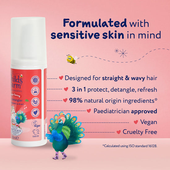 Child's Farm Strawberry & Mint Detangler l Available at Baby City