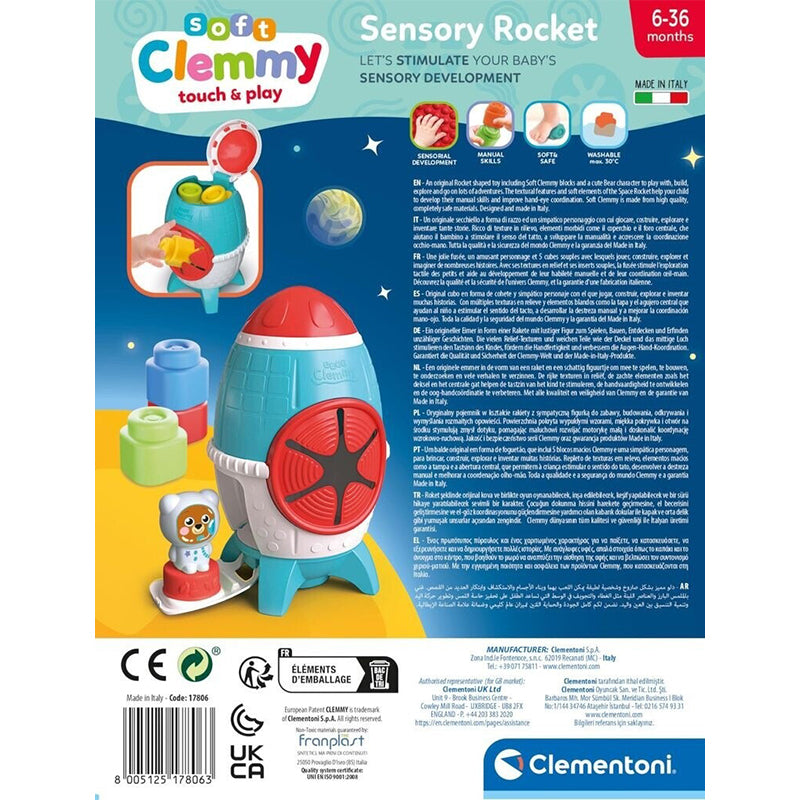 Clementoni Soft Clemmy Space Rocket l For Sale at Baby City