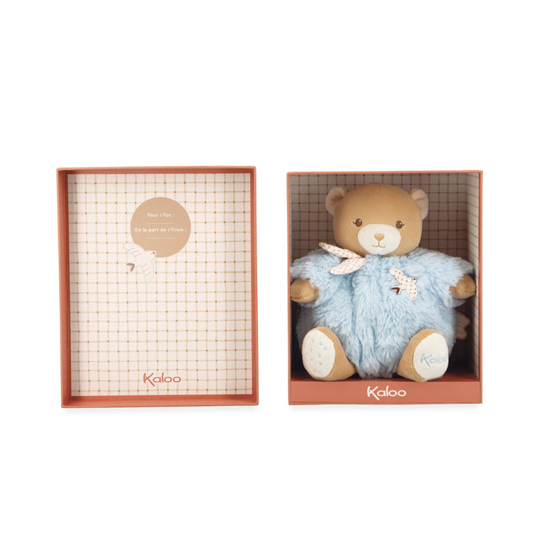 Kaloo Intemporel Chubby Bear Blue 17cm at The Baby City Store