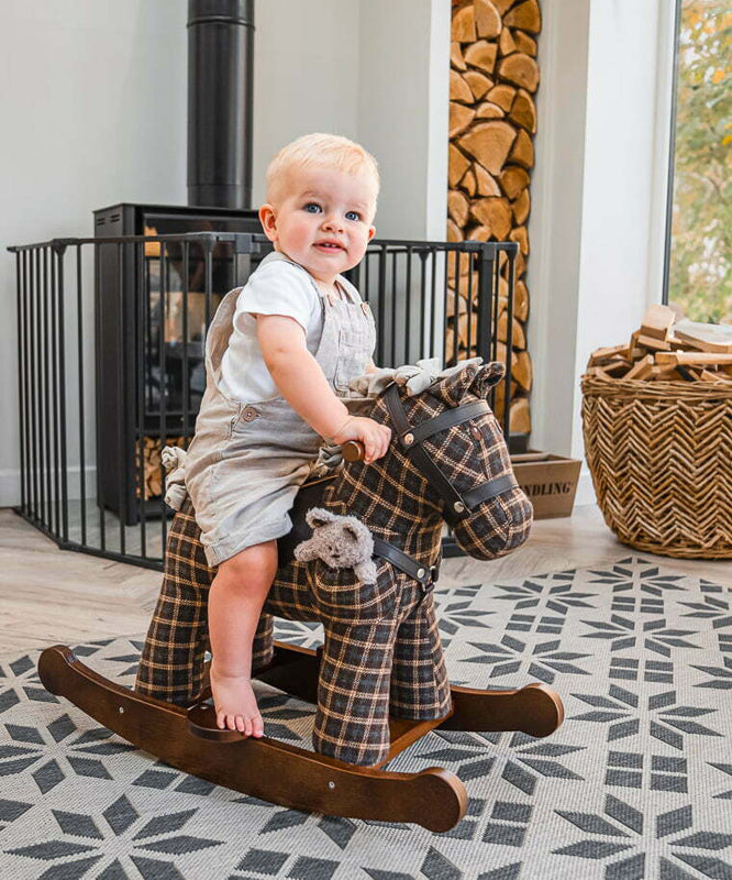 Little Bird Told Me Rufus & Ted Rocking Horse at The Baby City Store