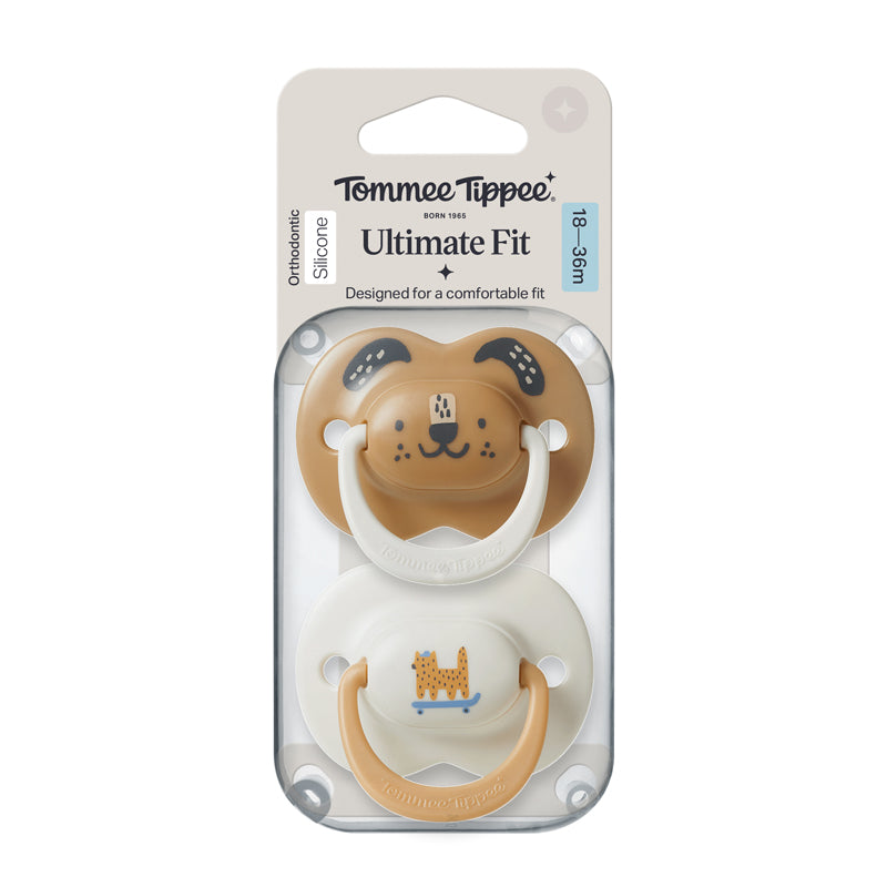 Tommee Tippee Ultimate Fit Soother Boy 18-36m 2Pk l For Sale at Baby City