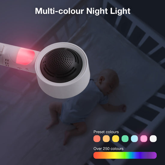 VTech 7" Over-the-Cot Smart High Definition Video Monitor l Available at Baby City