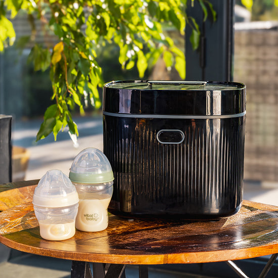 Vital Baby Nurture Advanced Pro UV Steriliser & Dryer Onyx Black l Available at Baby City
