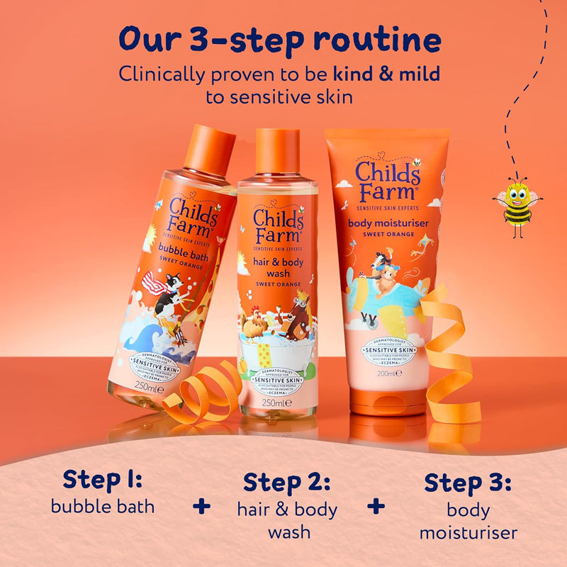 Child's Farm Moisturiser Sweet Orange 200ml l For Sale at Baby City