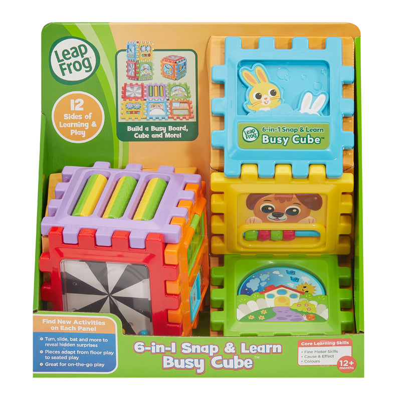 Leap Frog 6-in-1 Snap & Learn Busy Cube
