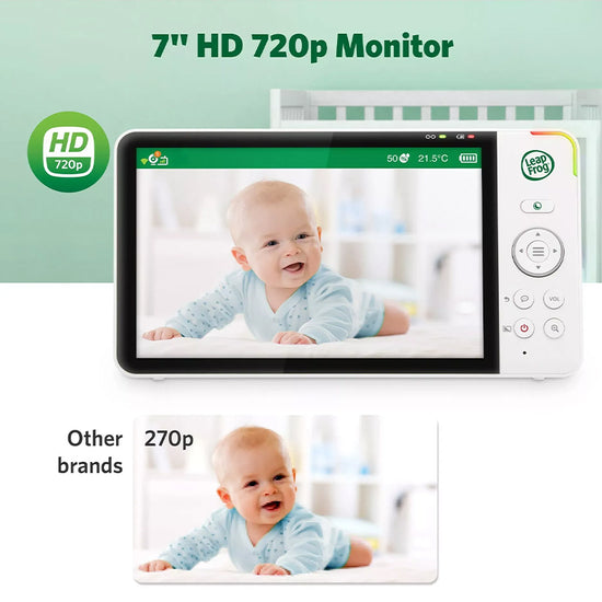 LeapFrog LF4917HD 7” Smart Video Baby Monitor l Baby City UK Stockist