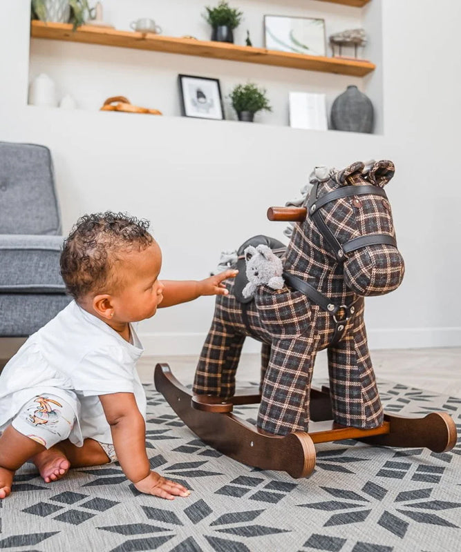 Little Bird Told Me Rufus & Ted Rocking Horse l Available at Baby City