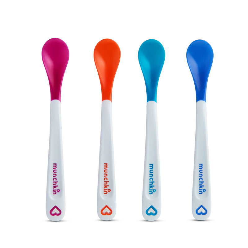 Munchkin White Hot Spoons 4Pk  l Baby City UK Stockist