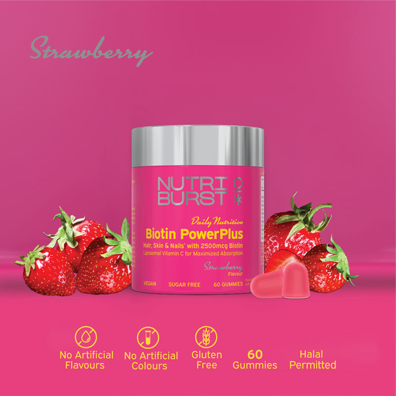 Nutriburst Biotin Powerplus 60s l For Sale at Baby City