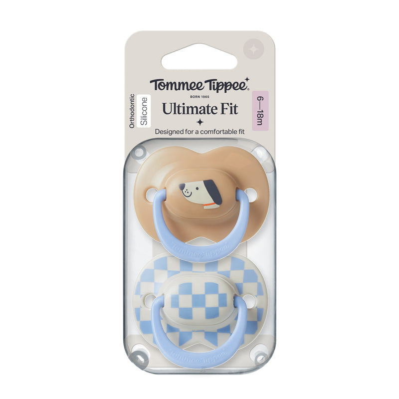Tommee Tippee Ultimate Fit Soother Boy 6-18m 2Pk l For Sale at Baby City