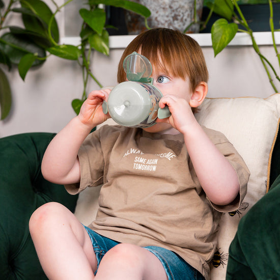 Vital Baby Hydrate Easy Sipper Glow In the Dark Jungle 350ml l Available at Baby City