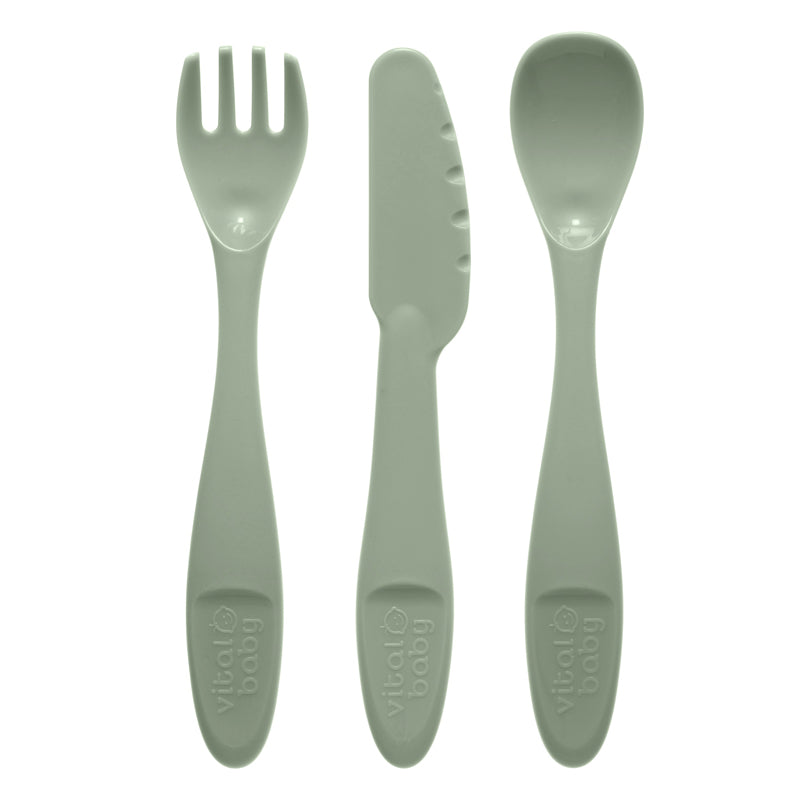 Vital Baby Nourish Perfectly Simple Cutlery 15Pk l For Sale at Baby City