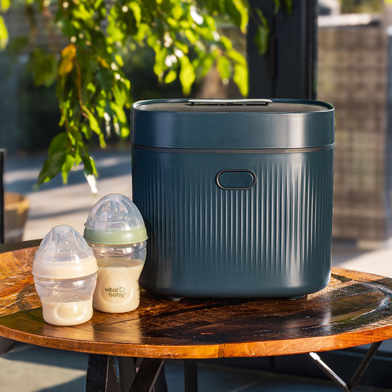 Vital Baby Nurture Advanced Pro UV Steriliser & Dryer Smoky Blue l For Sale at Baby City