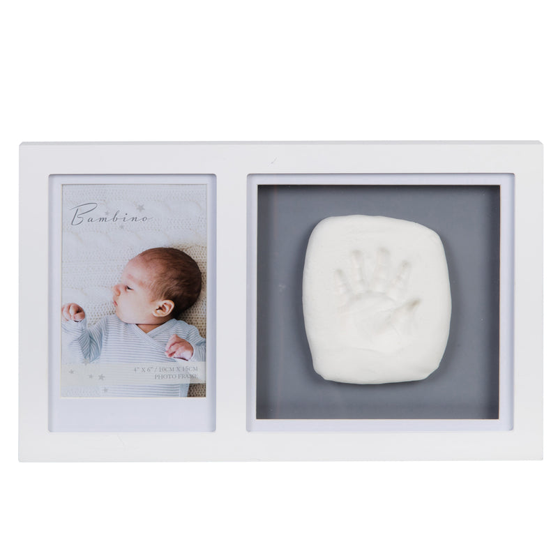 Bambino White Photo Frame & Clay Print at Baby City