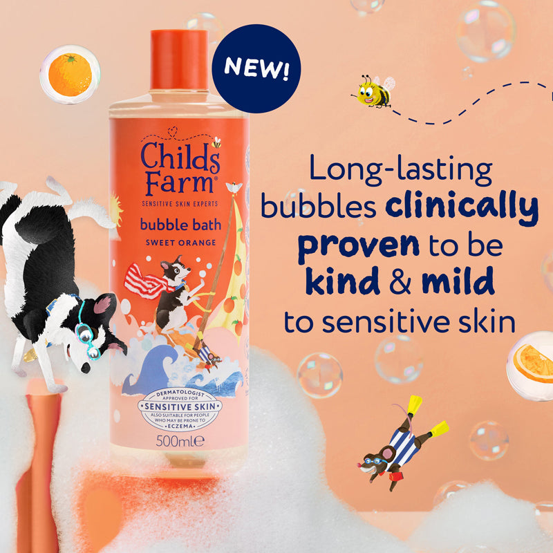 Child's Farm Bubble Bath Sweet Orange 500ml l To Buy at Baby City
