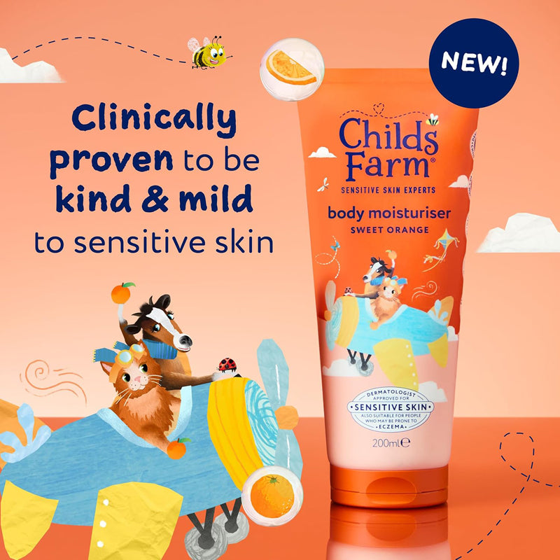 Child's Farm Moisturiser Sweet Orange 200ml l To Buy at Baby City
